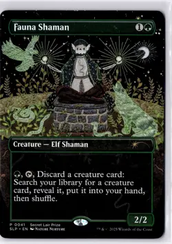 Fauna Shaman Secret Lair Showdown Regular NM P 0041 - Image 1