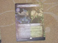 MTG Borderless Alt Art Trystan's Command x1 Rare Lorwyn Eclipsed NM Low SH - Image 1