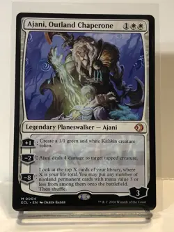 Ajani, Outland Chaperone (Non-foil) Lorwyn Eclipsed 0004 Mythic MTG - Image 1