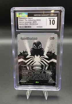 MTG Magic Opposition Agent (Borderless) 0019 Marvel Universe Regular CGC 10 - Image 1