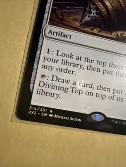 MTG Sensei's Divining Top 2X2 314/331 R NM Regular - Image 3