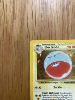 Pokemon TCG: 1999 Jungle Unlimited Electrode 2/64 Holo Rare LP - Image 3