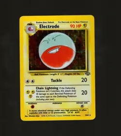 Pokemon TCG Electrode Jungle 2/64 Holo Unlimited Rare 1999 LP+ WOTC Vintage - Image 1