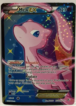 Pokemon Mew EX Full Art Ultra Rare Holo Legendary Treasures RC24/RC25 120HP - Image 1