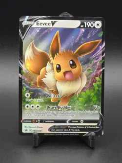 Eevee V SWSH065, Black Star Promo, Pokemon, NM - Image 1