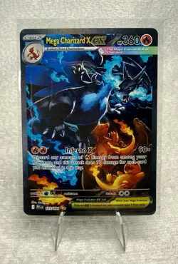 Mega Charizard X ex 125/094 | PFL EN Phantasmal Flames | Pokemon Card TCG - Image 1