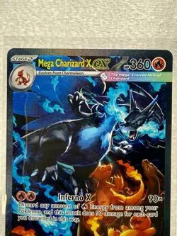 Mega Charizard X ex 125/094 | PFL EN Phantasmal Flames | Pokemon Card TCG - Image 3