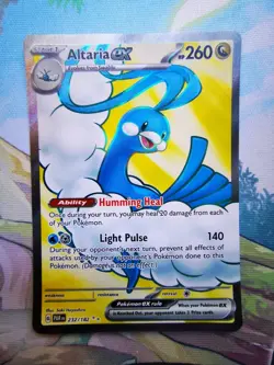 Altaria EX 232/182 SV04: Paradox Rift Ultra Rare Full Art Pokemon Card NM - Image 1