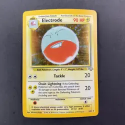 Pokemon Card Electrode 2/64 Jungle Holo Rare Vintage - Image 1