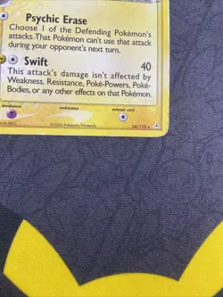 Mewtwo Delta Species 24/110 Reverse HOLO EX Holon Phantoms Stamped Pokemon Hp - Image 5