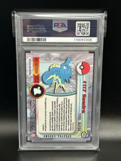 SEADRA Pokemon Cad - 2000 Topps Chrome - #117 - Pokemon T.V. Spectra - PSA 10 - Image 2