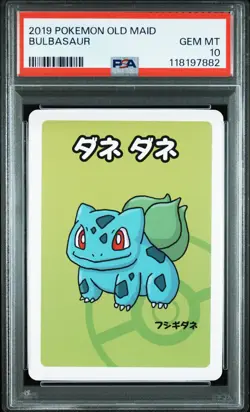 2019 POKEMON OLD MAID BULBASAUR PSA 10 - Image 1