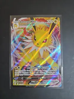 Jolteon VMAX 051/203 Evolving Skies Full Art Ultra Rare Pokemon Card TCG - Image 1