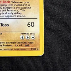 Machamp 8/102 Base Set Holo Rare 1st Edition 100 HP Pokemon TCG Card - Image 4