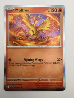 Moltres 014/094 Rare | Pokemon: Phantasmal Flames Holo NM - Image 2