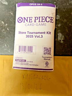 One Piece Card Game Store Tournament Kit 2025 Vol 3 English Sealed - Image 1