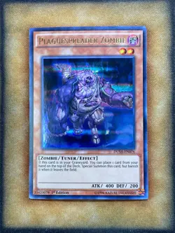 Yugioh Plaguespreader Zombie DUSA-EN076 Ultra Rare 1st Ed NM - Image 1