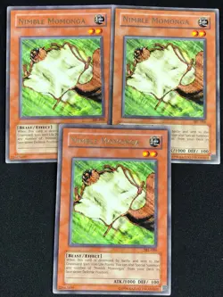 YUGIOH NIMBLE MOMONGA SRL-086 RARE X3 (NM) - Image 1