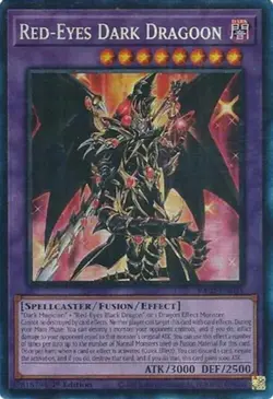 Yugioh! Red-Eyes Dark Dragoon - RA02-EN021 - Prismatic Collector's Rare - 1st Ed - Image 1