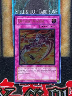 Yugioh Option Hunter SOI-EN058 Ultimate Rare 1st Ed MP - Image 1
