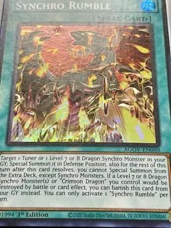 3x Synchro Rumble | AGOV-EN060 | Super Rares | LP | 1st Edition | YuGiOh! - Image 4