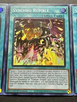 3x Synchro Rumble | AGOV-EN060 | Super Rares | LP | 1st Edition | YuGiOh! - Image 5