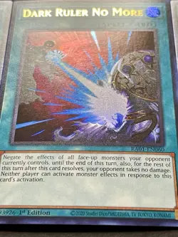 3x Dark Ruler No More | RA01-EN060 | NM | Ultra Rare | 1st Edition | YuGiOh! - Image 4