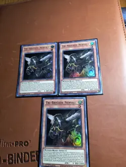 3X YuGiOh - Tri-Brigade Nervall - MP21 EN169 - Ultra Rare - 1st Edition - Image 1
