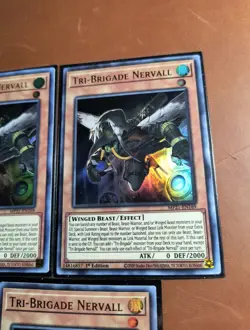 3X YuGiOh - Tri-Brigade Nervall - MP21 EN169 - Ultra Rare - 1st Edition - Image 3