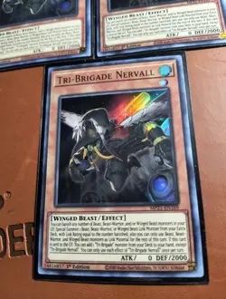 3X YuGiOh - Tri-Brigade Nervall - MP21 EN169 - Ultra Rare - 1st Edition - Image 4