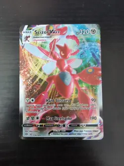 2020 Pokemon Scizor VMAX Darkness Ablaze Holo 119/189 - Image 1