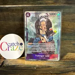 ST10-010 Trafalgar Law One Piece Card Game OP07 Treasure Rare English - Image 1