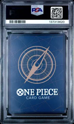 2025 ONE PIECE OP10-111 PREMIUM CARD COLLECTION VOL 1 MONKEY D LUFFY PSA 10 - Image 2