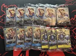 13x One Piece Tin Set Vol 2 Luffy P075 Sabo P073 Ace P074 Promos Sealed English - Image 1