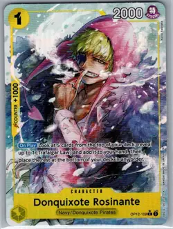 Donquixote Rosinante (Alt Art) OP12-108 English Legacy of Master - One Piece NM - Image 1