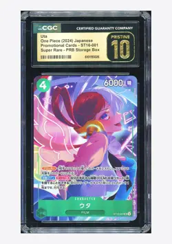 One Piece CGC 10 PRISTINE Uta SR Promo 2024 ST16-001 PRB Storage Box Japanese - Image 1