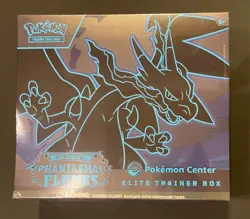 Pokemon TCG Mega Evolution Pokemon Center Phantasmal Flames ETB Small Rip - Image 1