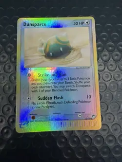 Pokemon Card Dunsparce EX Sandstorm Reverse Holo 60/100 357 NM - Image 1