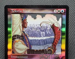MTG FOIL Teferi's Moat- Signed -Invasion Magic the Gathering Card # 279 - Image 3