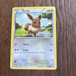 Pokemon Build A Bear Eevee Promo Euc Card - Image 1