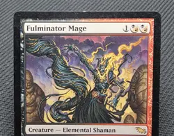 MTG Fulminator Mage- Signed -Shadowmoor Magic the Gathering Card # 188 - Image 3