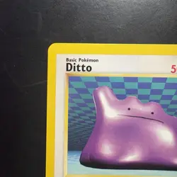 Pokemon Vintage Ditto Card Non Holo Rare 18/62 Fossil 1999 WOTC - Image 2