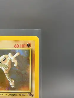Pokemon Hitmonlee Fossil Holo Rare 7/62 Unlimited NM/LP Basic Card 1999 - Image 3