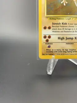Pokemon Hitmonlee Fossil Holo Rare 7/62 Unlimited NM/LP Basic Card 1999 - Image 5