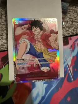 One Piece Card Game Monkey.D.Luffy OP01-024 SR Near Mint - Image 1