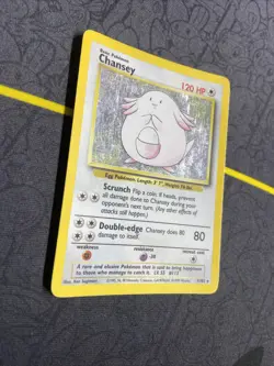 Chansey 3/102 Holo 1999 WOTC Pokemon TCG Base Set Unlimited Rare Card MP - Image 3