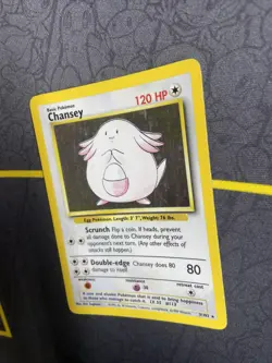 Chansey 3/102 Holo 1999 WOTC Pokemon TCG Base Set Unlimited Rare Card MP - Image 5