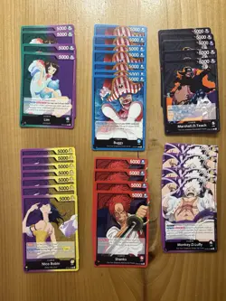 Lot 221 One Piece Card Game English OP09 Emperors in the New World Rare, SR, L - Image 3