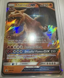 Pokemon TCG Charizard GX SM195 Detective Pikachu Promo Holo Card - Image 1