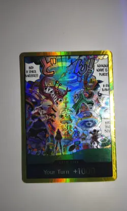 One Piece - DON!! Card (Egghead) (Gold) The Azure Sea's Seven Foil - Image 1